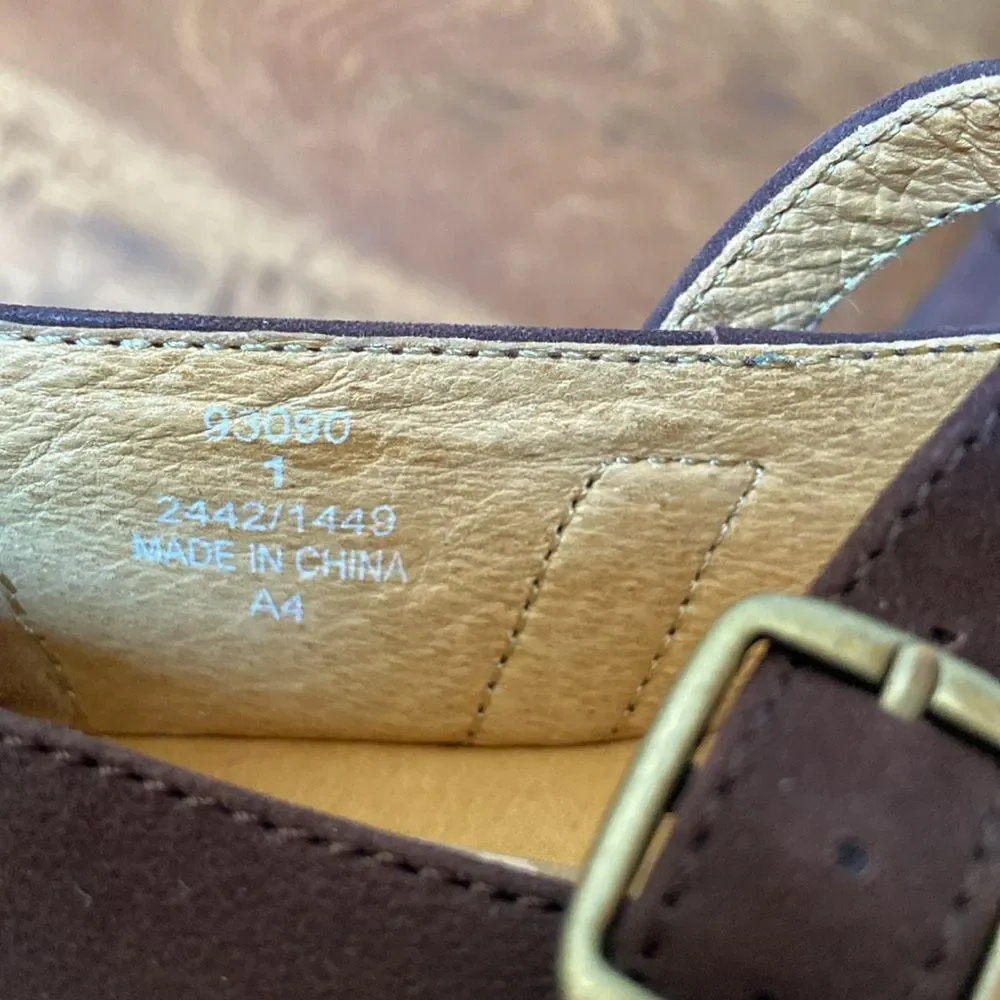 Lands' End Brown Kids Mary Jane Shoes